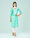 Ravishing Rama Green Straight Suit